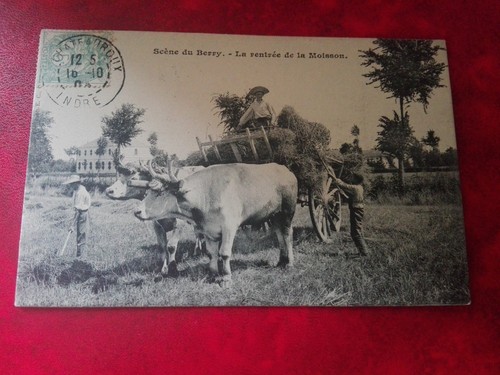 Cpa animée scène du berry - -,