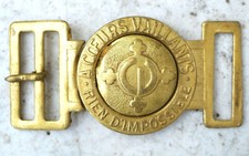 RARE Boucle de ceinturon de scout Coeurs vaillants rien d’impossible COU24SCO003