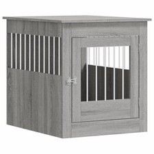 Meuble de cage pour chiens sonoma 64,5 x 80 x 71 cm gris Helloshop26 02_0043376