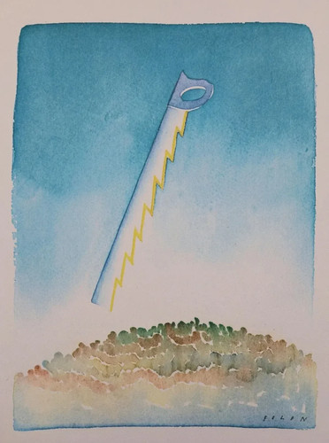 Jean michel folon la scie - folon,