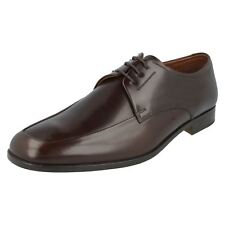 Messieurs Grenson REIMS Brun Leather Apprêt Gibson Lace-Up