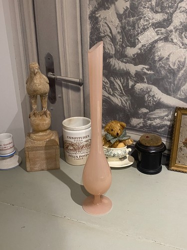 Grand vase opaline rose - vase, en