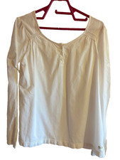 IKKS blouse tunique blanche taille L  ou 38