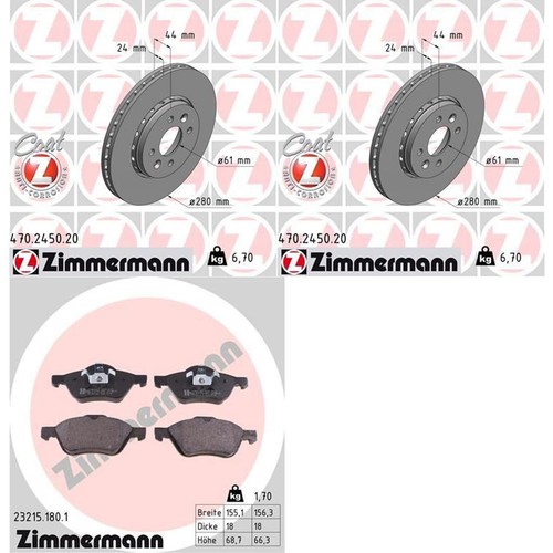Zimmermann disques frein - frein, +