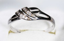 --- Bague en Argent 925/1000ème et Zircon - 337105-54
