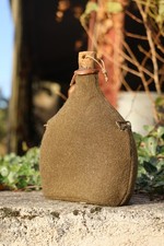 Housse de bidon modèle 1935 kaki ou gris de fer bleuté France 1940 reproduction