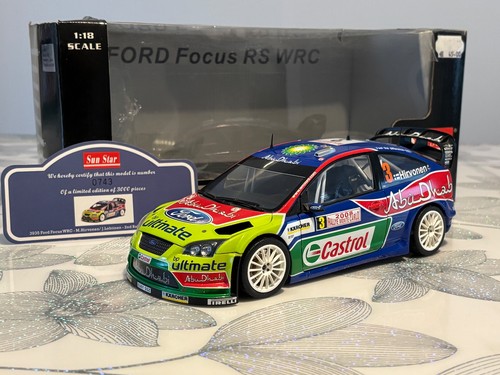 Ford focus wrc monte - 1/18,