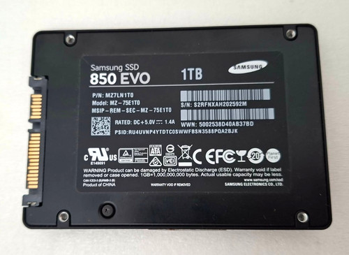 Ssd samsung 860 - ssd, evo