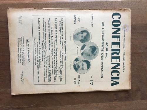 Revue conferencia 1930 - revue,