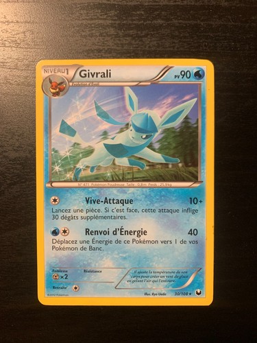 Carte pokémon rare givrali - carte,