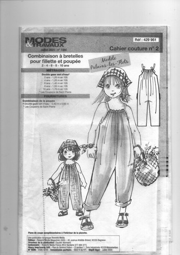 Patron enfant fille 2024 - enfant,