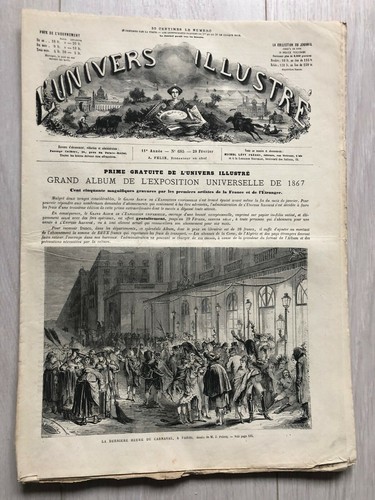 Univers illustre année 1868 - l'univers,