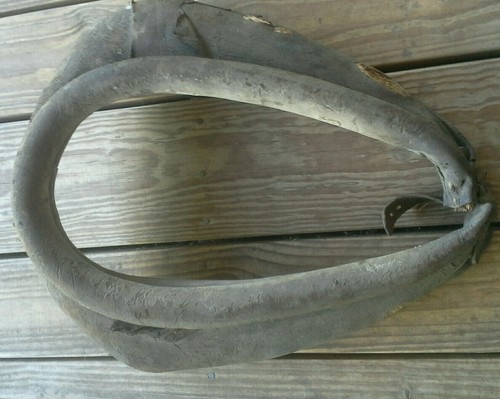 Vintage leather yoke horse - leather, ox