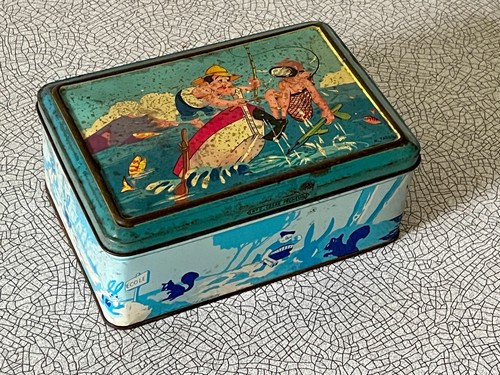 Boîte biscuit ancienne - boîte,