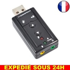 Carte son usb externe 1 - usb, 7.1