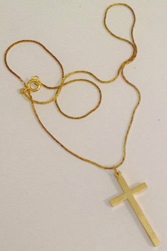 Collier chaine pendentif croix - chaine,
