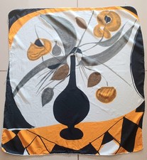Foulard soie vintage - foulard,