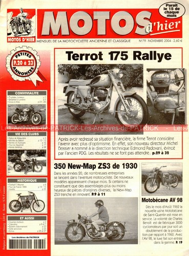 Motos hier terrot 175 - motos, d'hier
