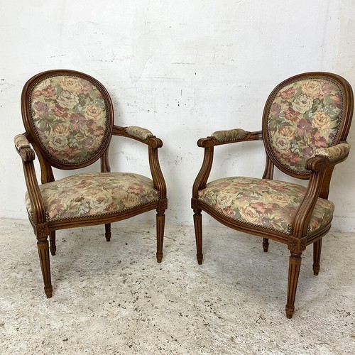 Paire fauteuils cabriolets - paire, de