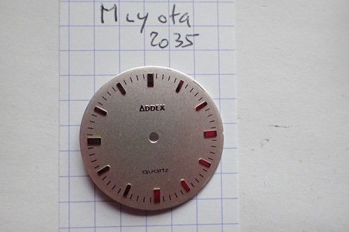 Miyota 2035 cadran blanc ø - miyota,