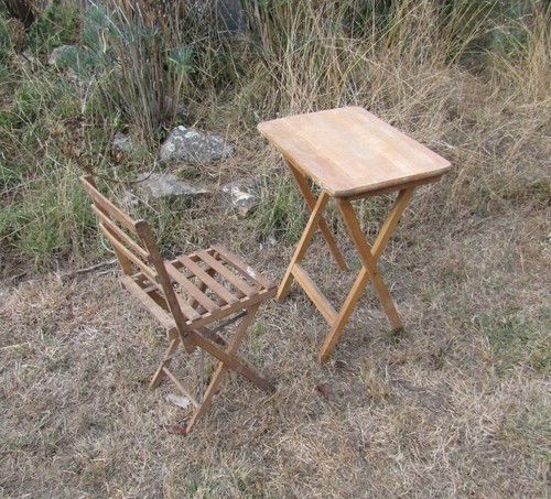 Anciennes table chaise - anciennes,