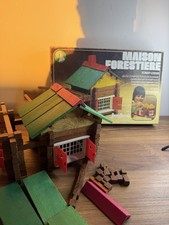 ⚜️  Ancien Jeux Jouet Maison Forestière Boite Jeujura N°2 Vintage 8052