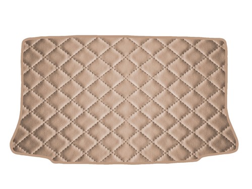 Matelassé cuir éco beige - cuir,
