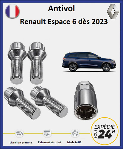 Ecrous antivol roues - de,