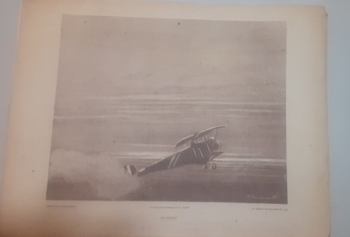 Gravure avion chasse - gravure, bi
