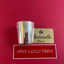 TIMBALE CHRISTOFLE  VENDOME COQUILLE  MÉTAL ARGENTÉ HT 7,5CM DIAMÈTRE 6,5CM