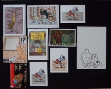 Lot Cartes Postales HERGE