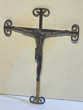 crucifix Bronze Doré 