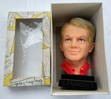 BUSTE CLAUDE FRANÇOIS 1939-1978 CHANTEUR PRODUCTEUR FIGURINE STARFANS 1960