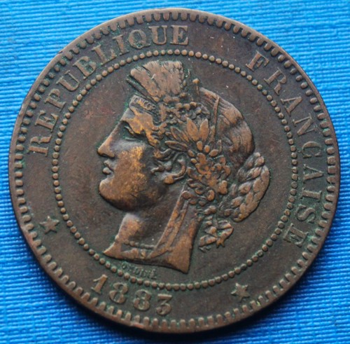 Centimes cérès 1883 a - 10, cérès,