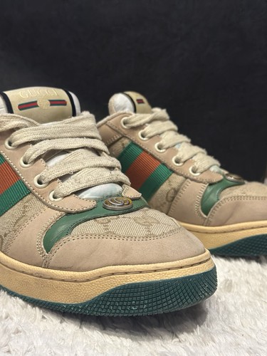 Gucci screener sneakers beige