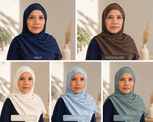 Pcs modest hijab set - pcs,