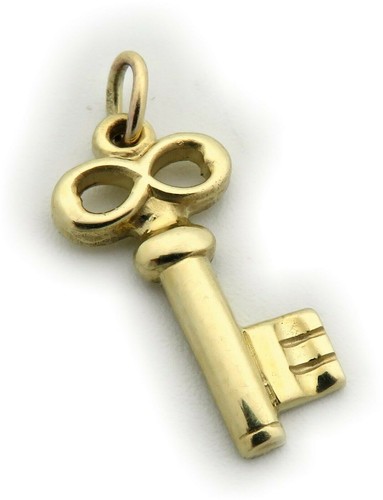 Pendentif neuf clé - neuf, or