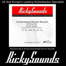 Rickysounds Compressé 12-54 6 Corde Ensemble X 2 - Parfait Pour Rickenbacker 325