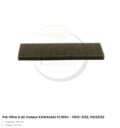 Pre filtre air moteur - a,