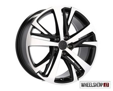 Peugeot RCZ R18 5x108 jantes alliage 7.5j ET42 4x jantes usinées noires 18 po...