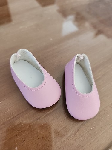 Chaussure rose 55mm poupée - rose,
