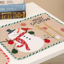 Napperon de table bonhomme de