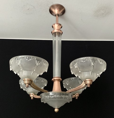 Lustre style art deco 5lum - lustre,