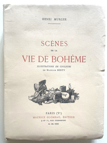 Murger scènes vie de - murger.,