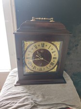 superbe pendule de cheminée vintage jaz électronic 4 jewels (carillon) 1970