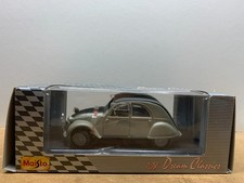 MAISTO CITROEN 2CV 1952 1/18 EN BOITE E7