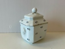 Ancien sucrier porcelaine de Paris  boite bonbonnière Old sugar bowl  XIX ème 55
