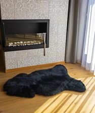 Peau de Mouton Veritable, Naturelle Tapis Peau Mouton, Tapis Fourrure Chambre