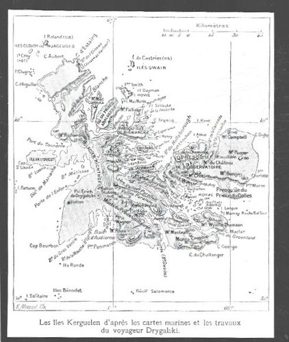 1909 carte des iles - ,