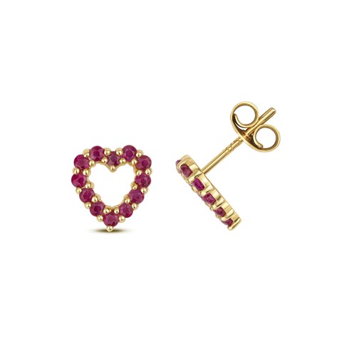 Boucles oreilles femme coeur - boucles,